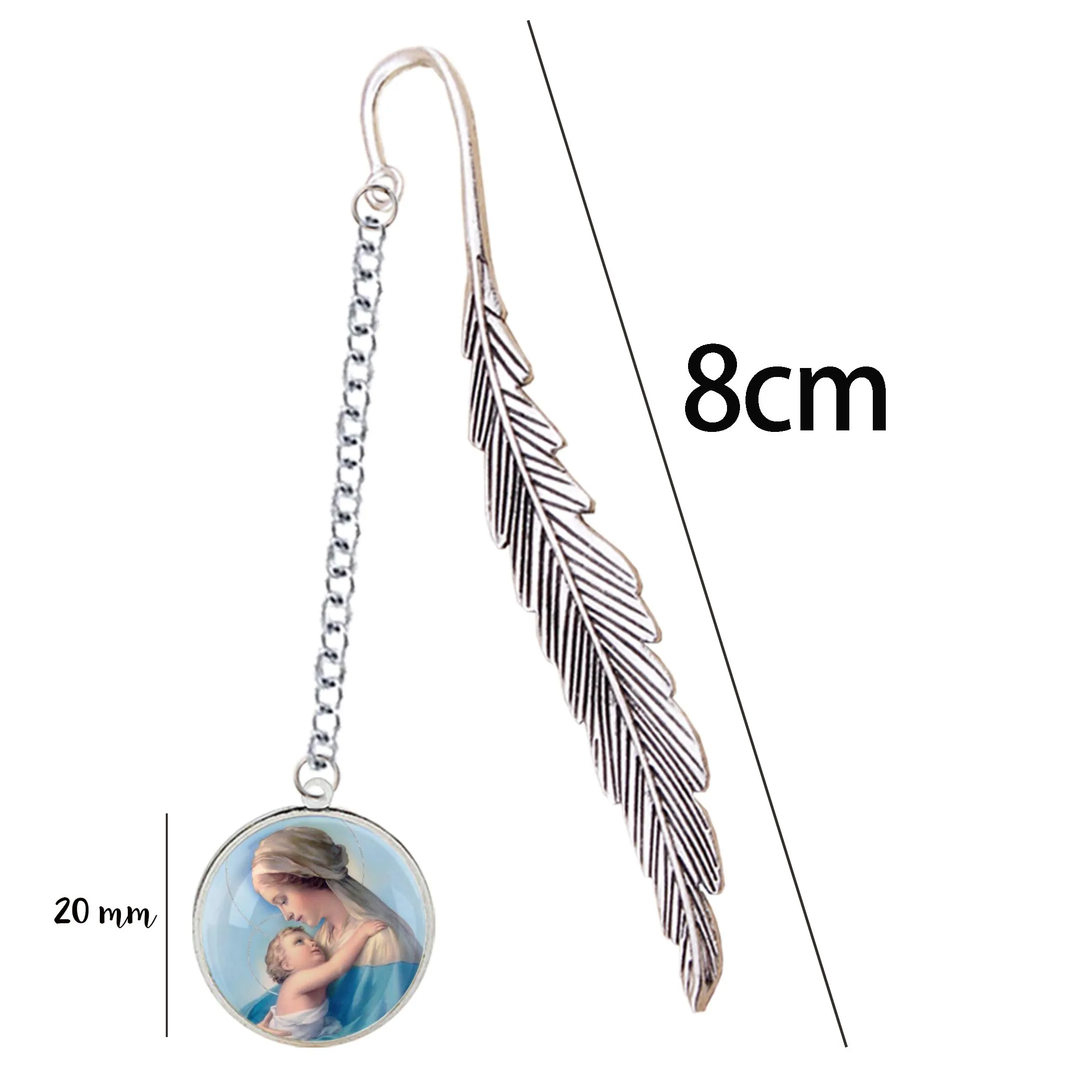 Металлическая книга 8 см детская Иисус король Христос картина мама любовь