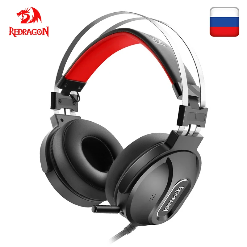 Redragon LADON H990 игровая гарнитура 7,1 USB Surround PRO проводная компьютерная гарнитура наушники с микрофоном для MAC PC ноутбука PS4