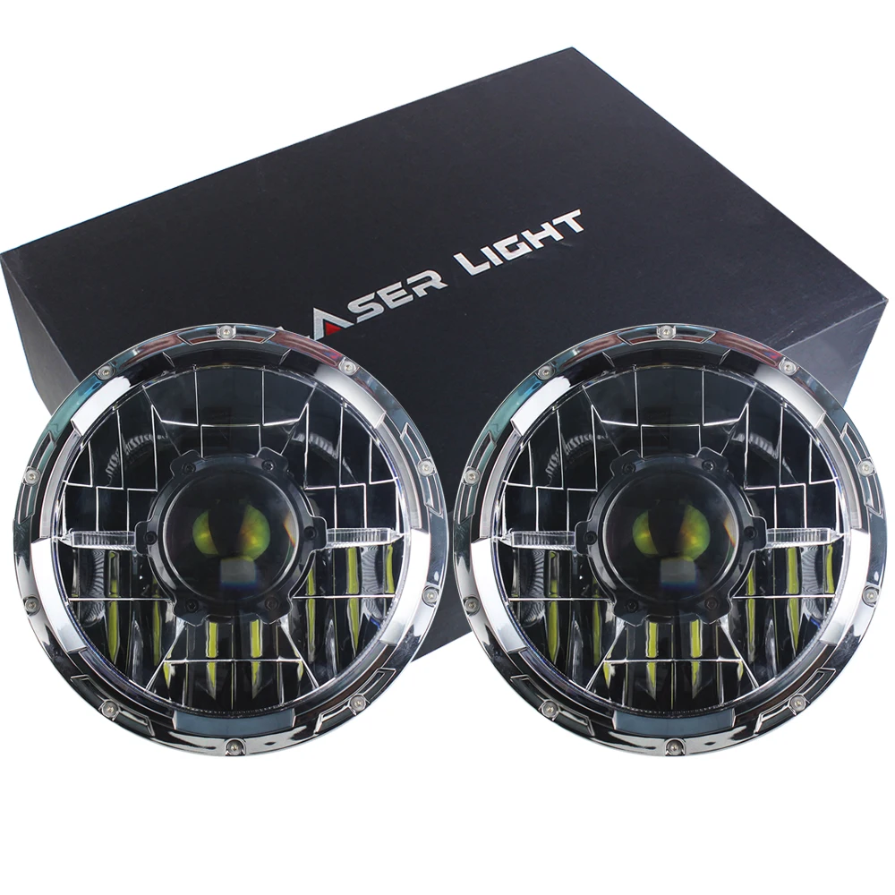 Новый лазерный светильник 7 &quot45 Вт светодиодный круглый головной высокого