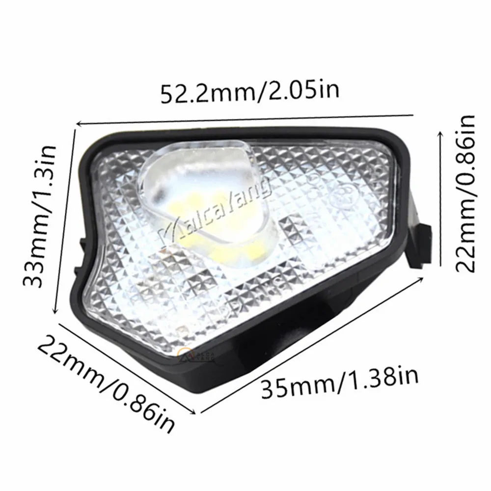 Новинка беласветодиодный светодиодная подсветка Canbus для зеркала Капа Mercedes Benz W176