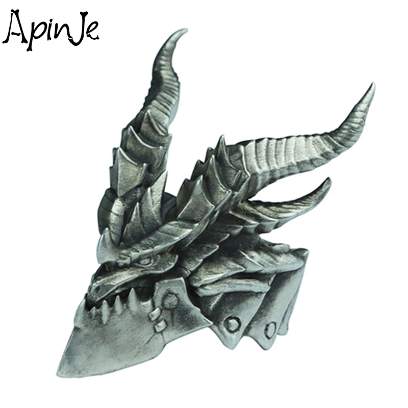 

Apinje 925 Sterling Silver Men Ring Mythical Animal Beast Gothic Punk Dragon Jewelry Rings