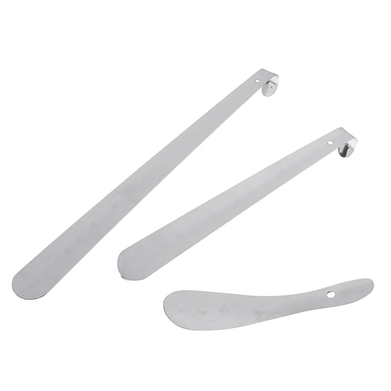 

30cm Durable Professional Stainless Steel Shoe Horns Spoon Shoehorn Shoe Lifter Tool Easy Handle Shoe Horn