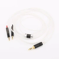 audiocrast 3 5mm stereo 8 cores 7n occ silver plated r70x headphone upgrade cable for ath r70x r70x headphones
