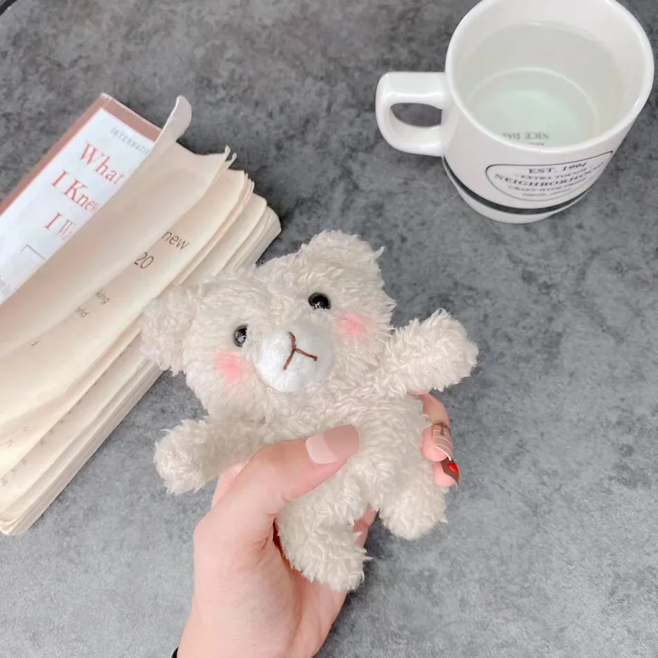 3D Cute Earphone Case for Airpods Case Cartoon Knitted plush Cover for Apple Airpods 2 Case Bear Teddy Dog Rabbit Earpods Case
