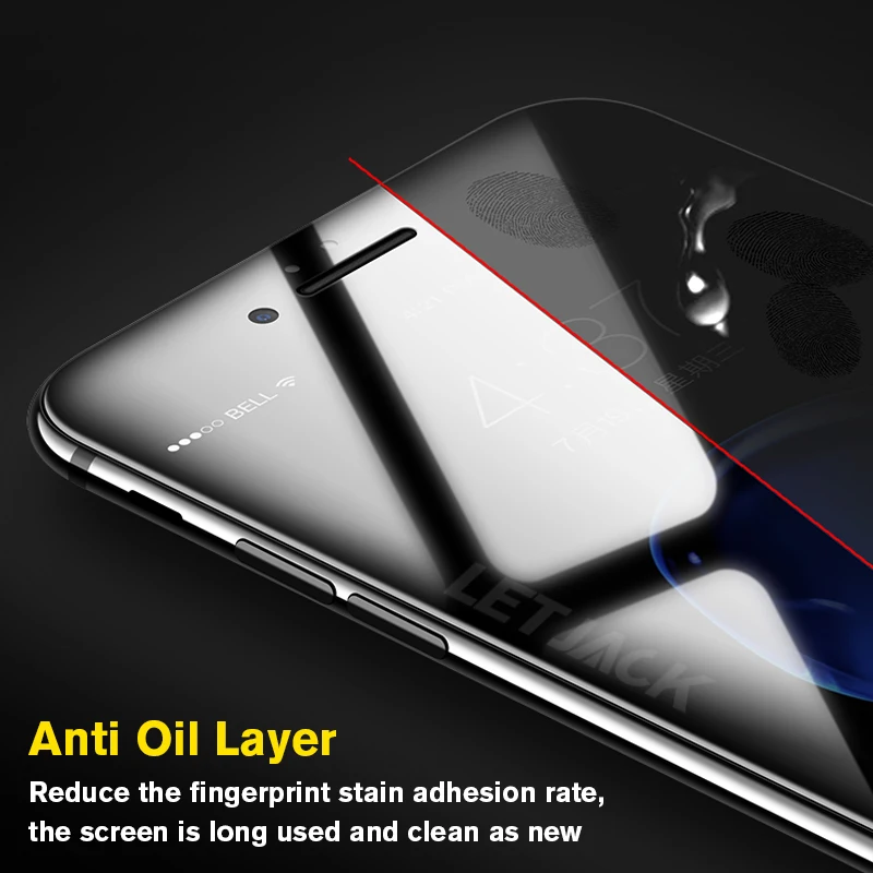 Закаленное защитное стекло 9H для iPhone X XS MAX XR 6 6S 7 8 Plus 11 12 Pro Max | Мобильные телефоны и