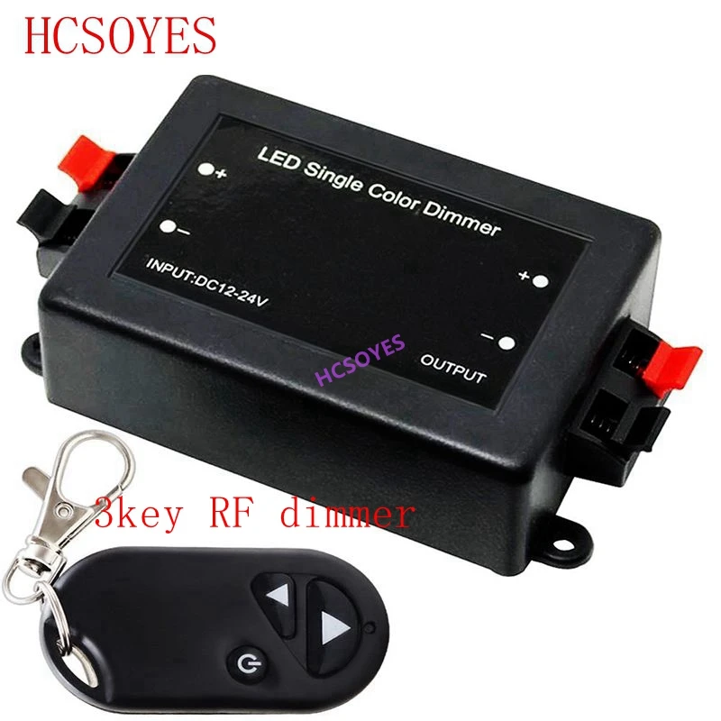 DC5-24V 11key 3Key 9key DC RF беспроводной монохромный СВЕТОДИОДНЫЙ контроллер Диммер для