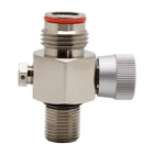 Большой Пейнтбол CO2 Цилиндрический бак клапан с вклвыкл и калибровочной резьбой 58-18UNF