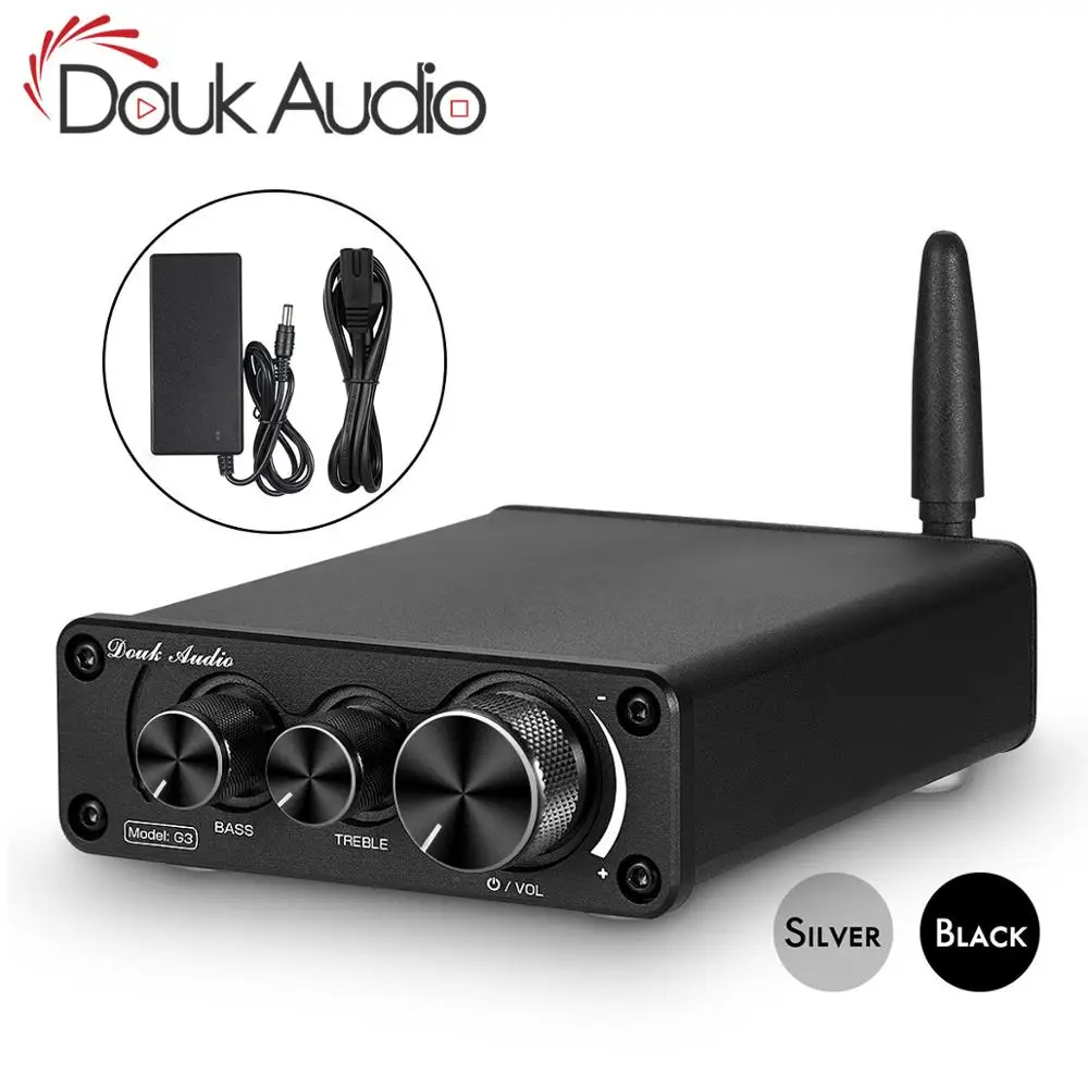 Усилитель мощности Douk Audio Mini Bluetooth 5 0 100 Вт Hi Fi стерео цифровой усилитель класса D