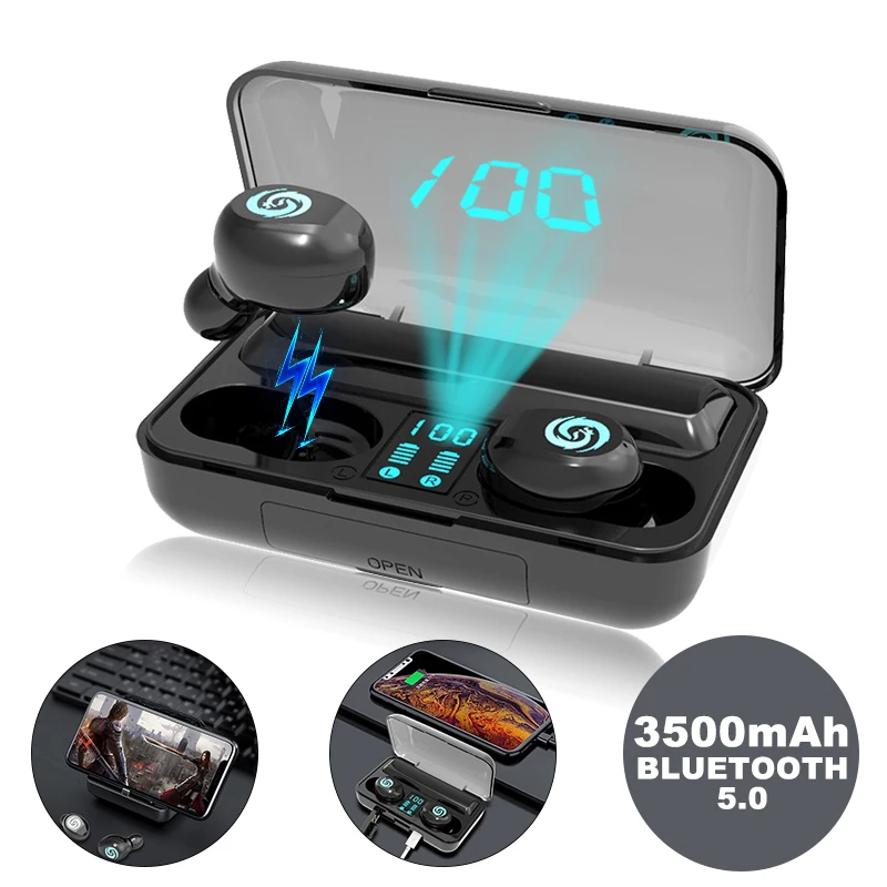 Наушники вкладыши Tws с ecouteur Беспроводная связь bluetooth наушники Беспроводной Шум