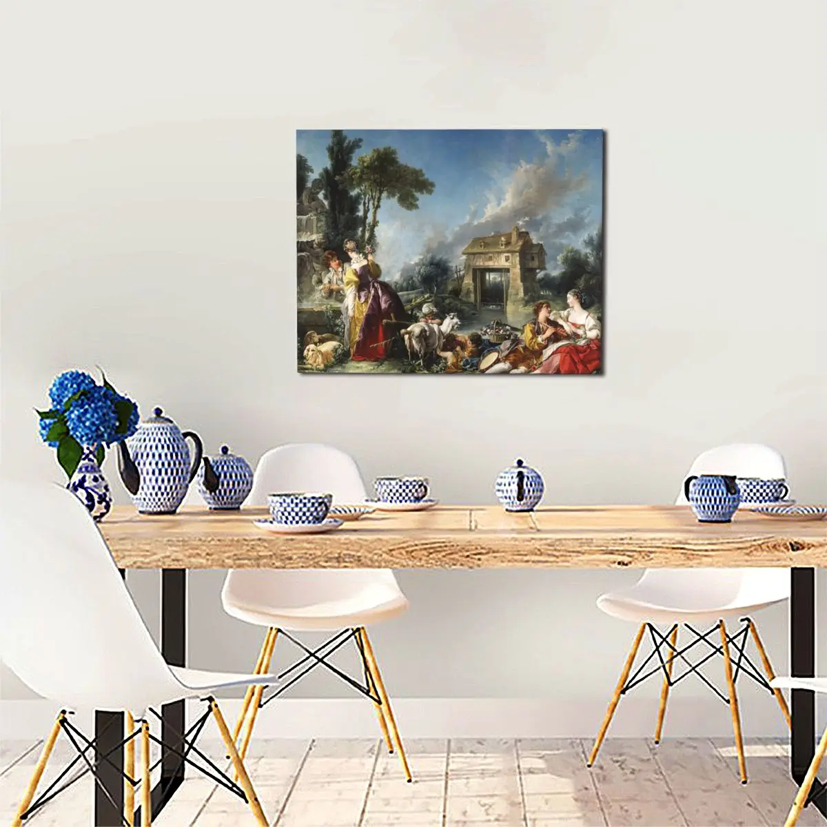 

Boucher Painting Canvas Home Decoration Pictures New Cute Room Decor