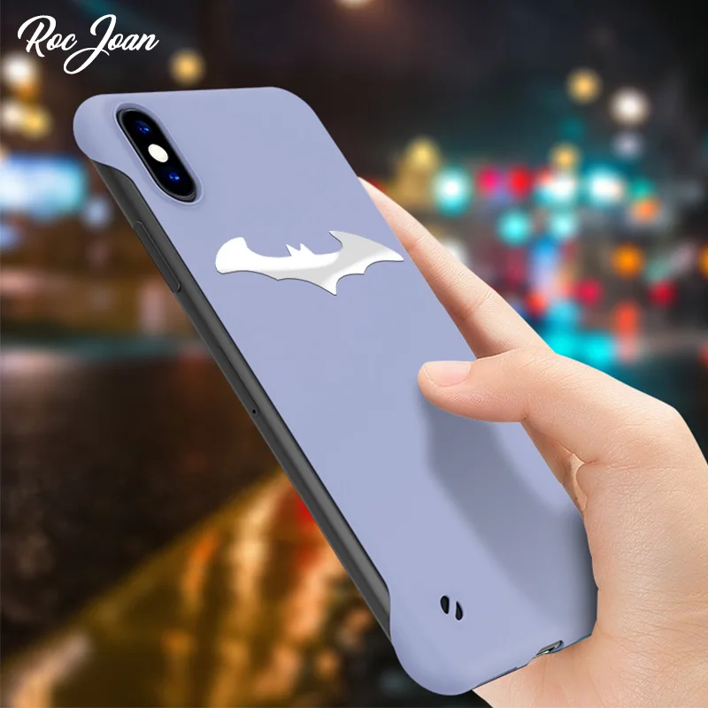 Roc Joan No Border Batman чехол для телефона Oneplus 7 Pro 6T Жесткий PC задняя крышка Серебряный с