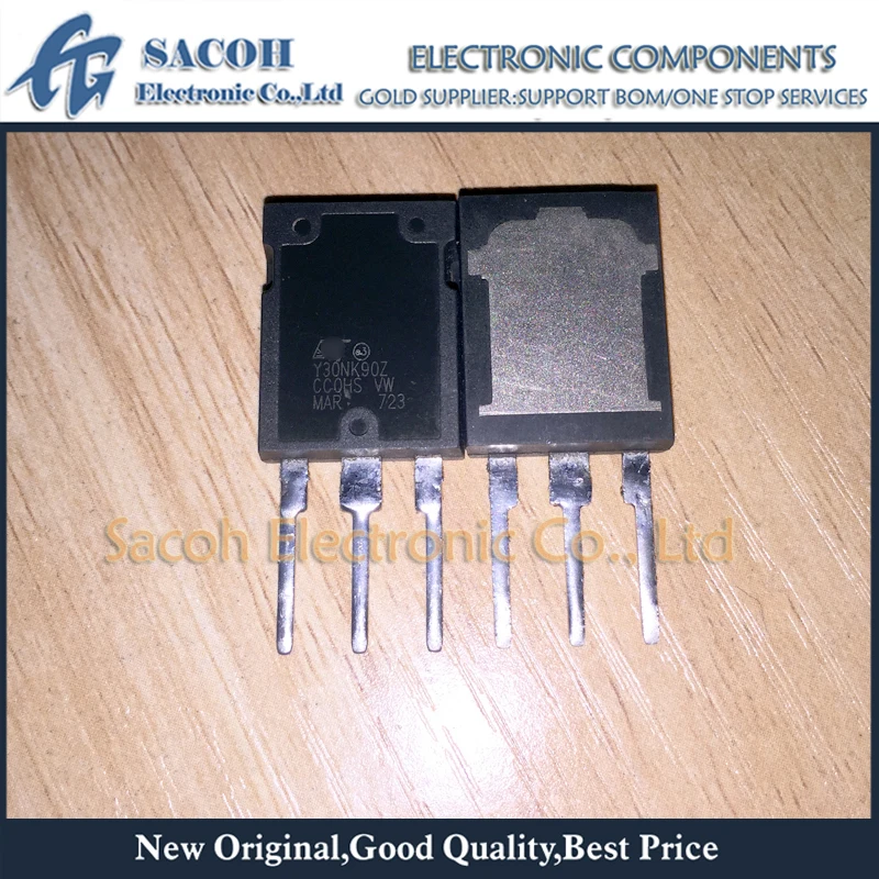 5Pcs STY30NK90Z Y30NK90Z Max247 26A 900V Zener-Protected SuperMESH MOSFET