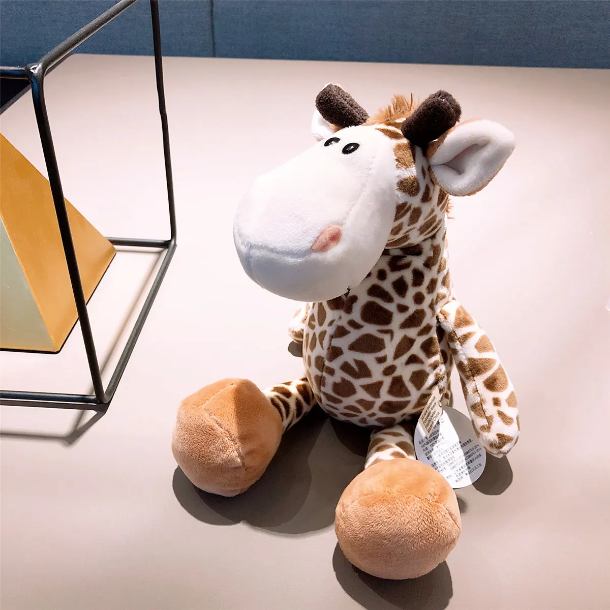 Милый слон енот жираф Лев плюшевые игрушки для детей и девочек подарок на день