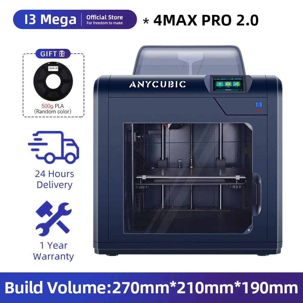 FDM 3D принтер ANYCUBIC 4Max Pro 2 0 большой размер печати размера плюс дюйма набор для