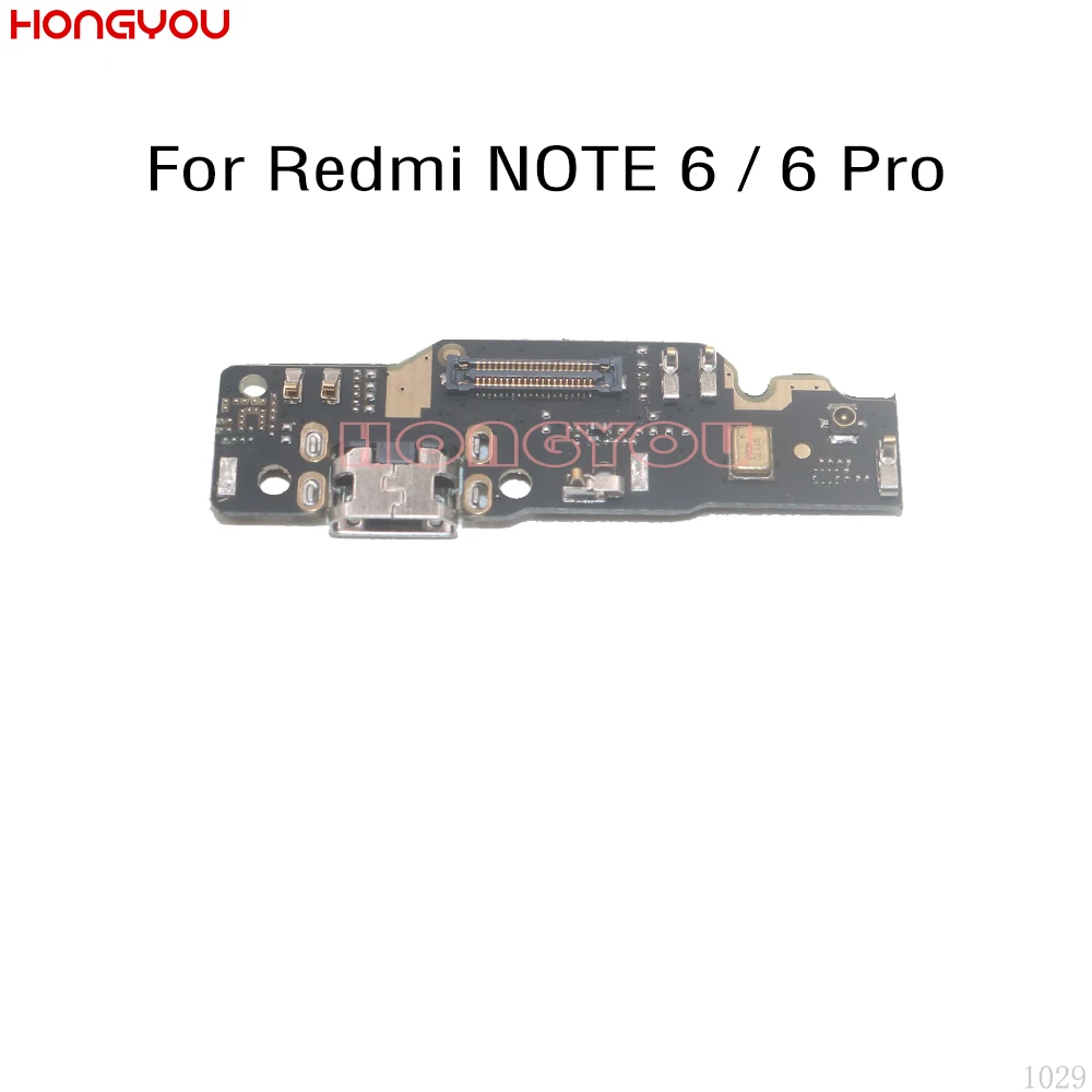 50 шт./лот для Xiaomi Redmi NOTE 6 / Pro USB зарядная док-плата зарядный штекер гнездо разъем