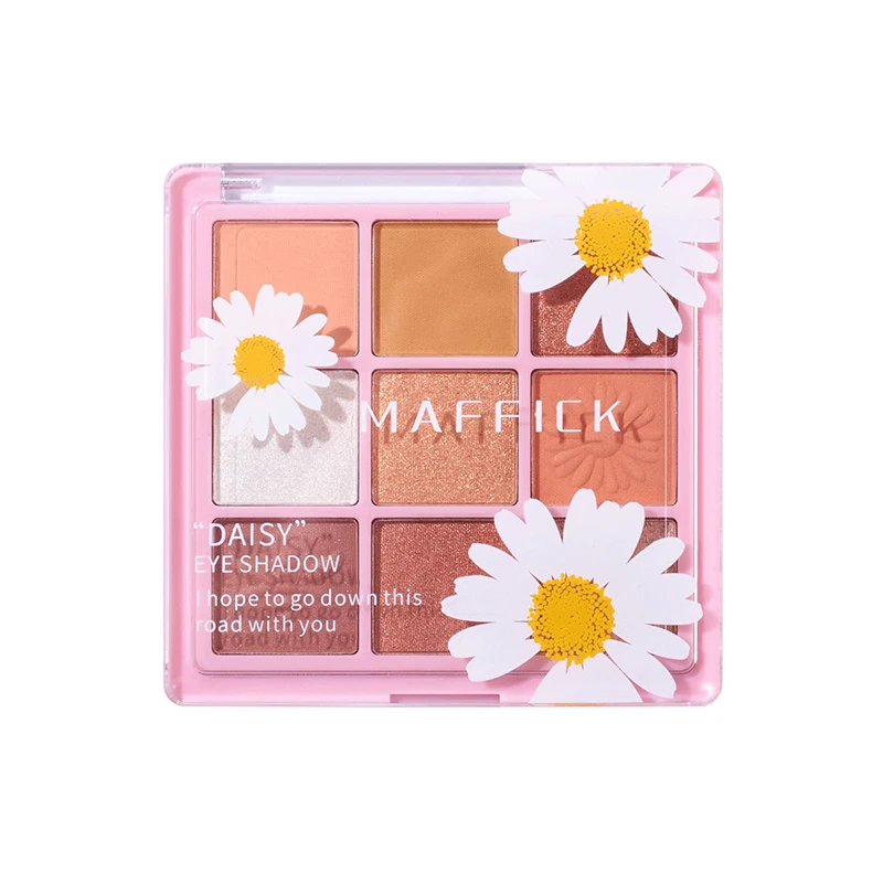 

Dazzling Eyeshadow Palette 9 Colors Matte Eyeshadow Glitter Shimmer Eye Makeup Long Lasting Pigmented Waterproof Shiny Cosmetic