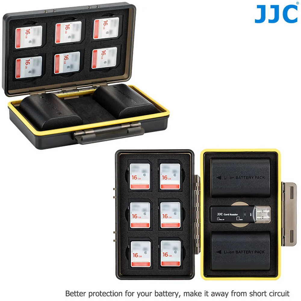 Аккумуляторная батарея JJC для SD SDHC SDXC MSD Micro MicroSD XQD CF карт AA DSLR| |