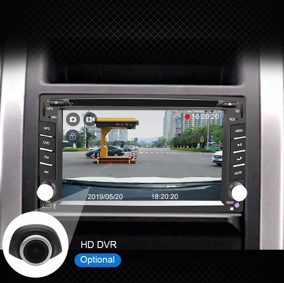 Eunavi Универсальный 2 Din Android 9 dvd-плеер автомобиля Мультимедиа Радио Стерео gps Navi ips сенсорный экран wifi bluetooth TDA7851 8 ядер