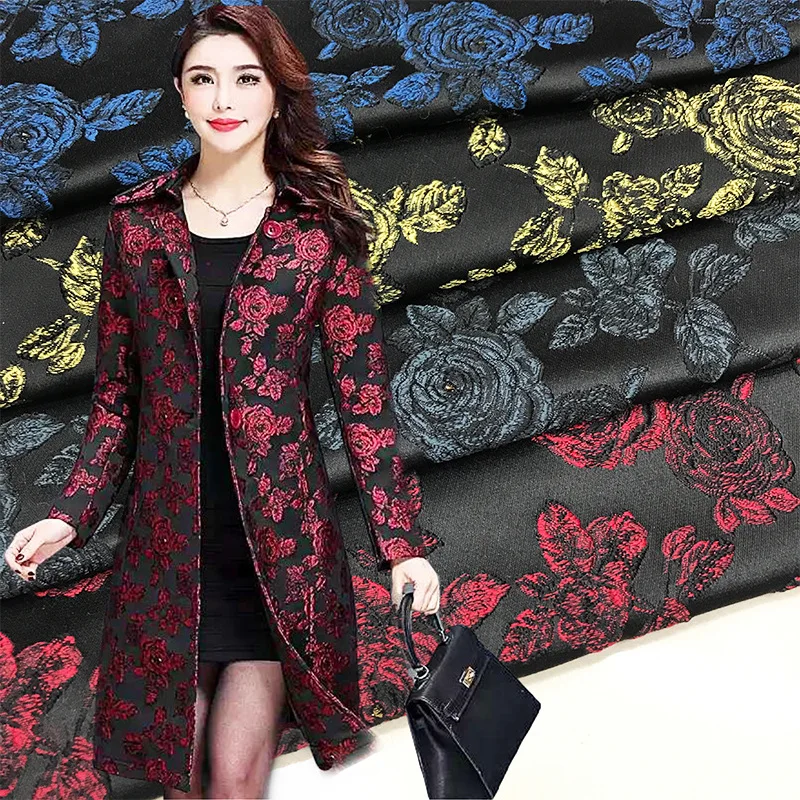 Высококачественная винтажная тканая Золотая проволочная жаккардовая парчовая