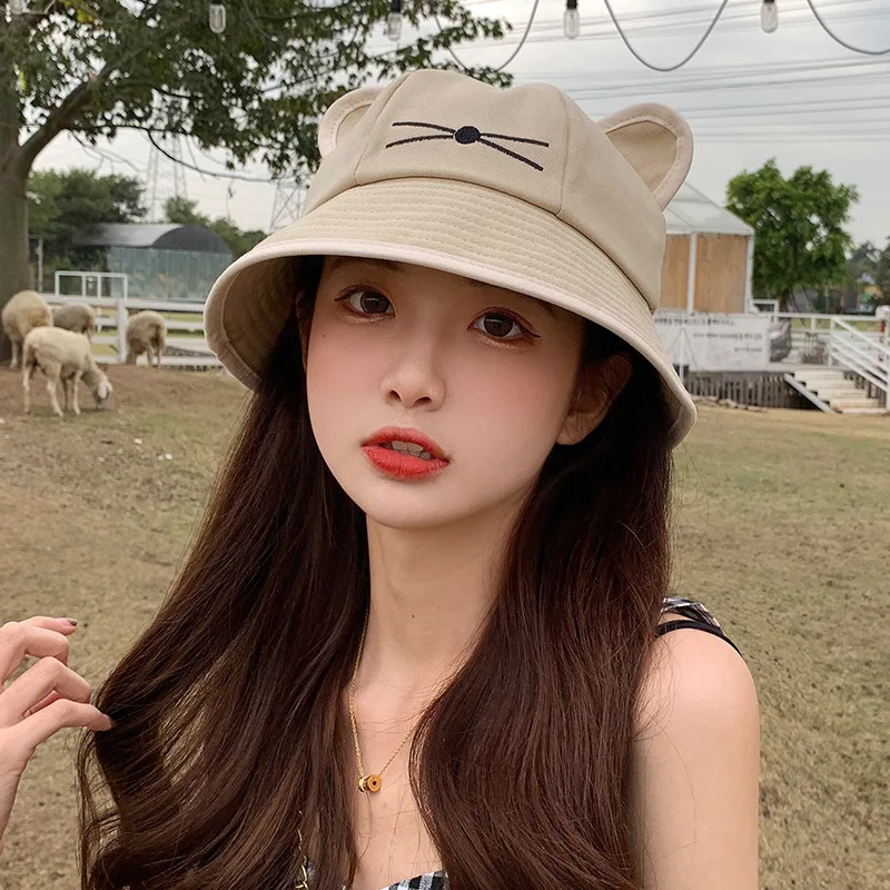 Женская Складная Панама с козырьком для бороды