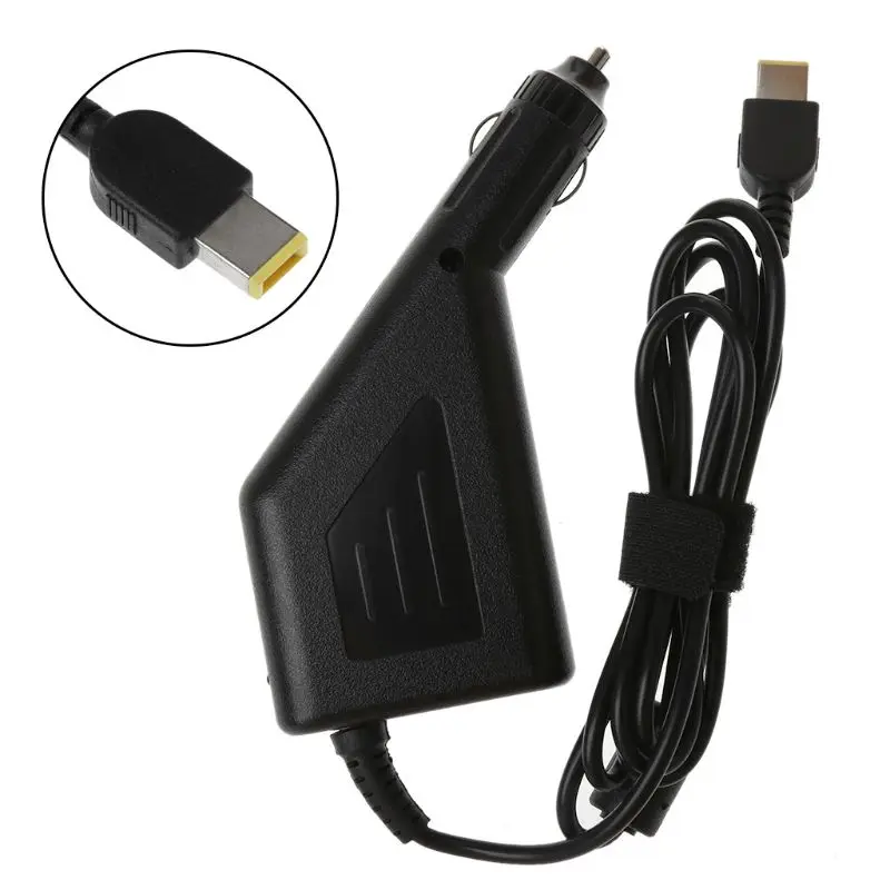 

90W Laptop Car Charger 20V 4.5A QC 3.0 USB Adapter for Mobile Phone Tablet Lenovo Thinkpad X1 Carbon G400 G500 G505 X240S E431