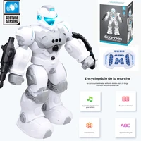 2021 new technology bg1528 gesture sensing rc robot with sing dance smart programming fighting infrared rc robot boys puzzle toy
