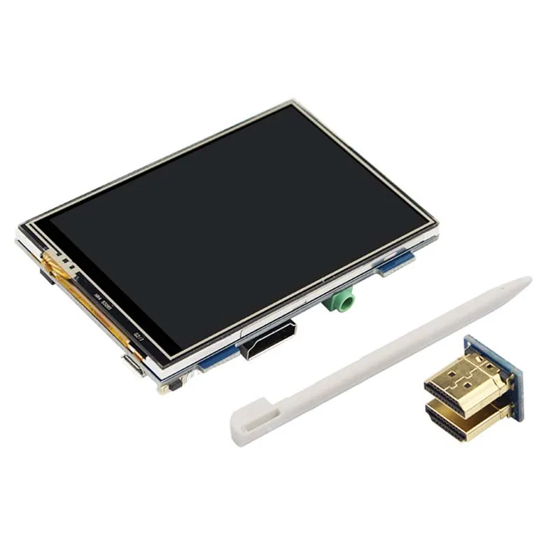 Интерфейс HDMI 3 5 дюйма 480*320 регулируемый сенсорный экран для Raspberry Pi