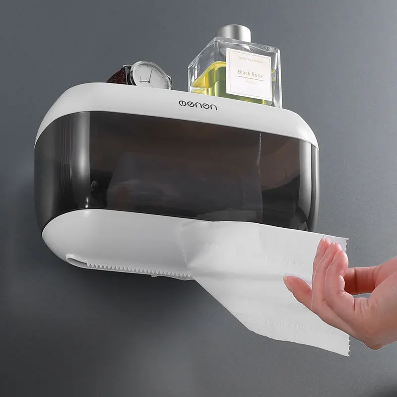 Waterproof Tissue Box Toilet Paper Holder Plastic Bathroom Accessories Storage Wall Mounted | Дом и сад