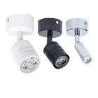 Вращающийся светодиодный прожектор 3 Вт, 5 Вт, 220 В, 230 В для магазина, ювелирных изделий, дисплеев, картин, коридора, коммерческого освещения, настенный прикроватный светильник для чтения