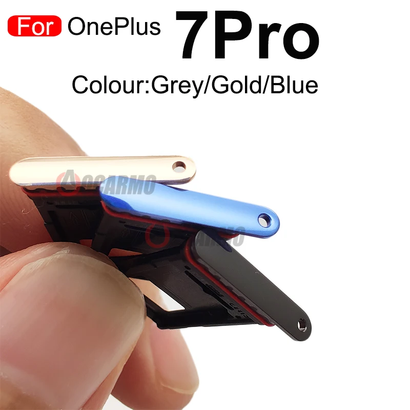 Одна двойная SIM-карта для OnePlus 7 Pro 7T 1 + Nano Sim держатель карт лоток Слот Запасная