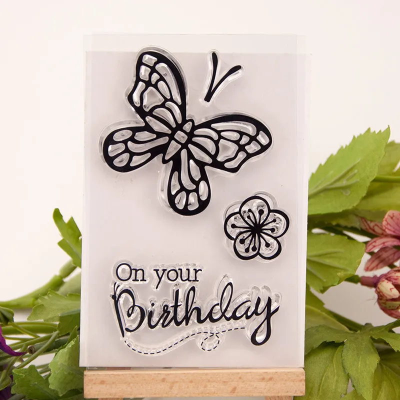 Transparent Clear Silicone Stamp/Seal for DIY scrapbooking/photo album Decorative clear stamp sheets | Канцтовары для офиса и