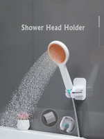 adjustable handheld shower head holder absplastic bathroom 3m adhesive showerhead adapter bath shower brackets accessories