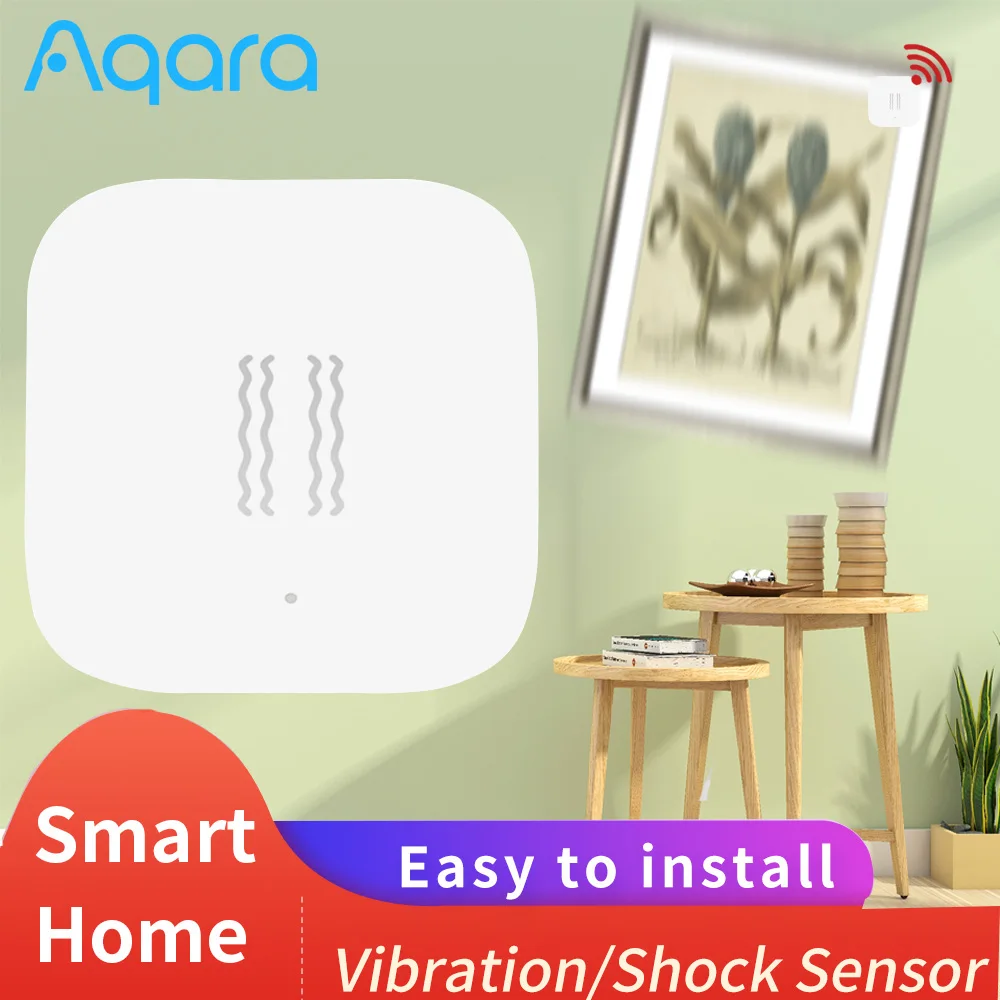 Датчик движения Aqara ZigBee датчик удара обнаружения умный вибрации встроенный