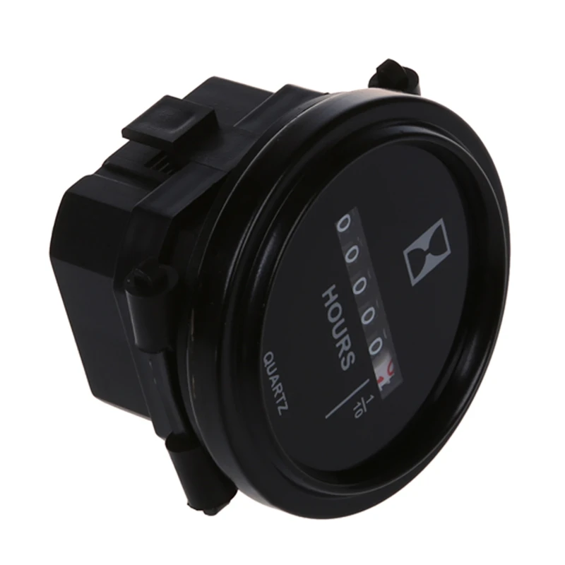 Круглый Кварцевый счетчик часов 6 в 80 В постоянного тока/переменного тока для