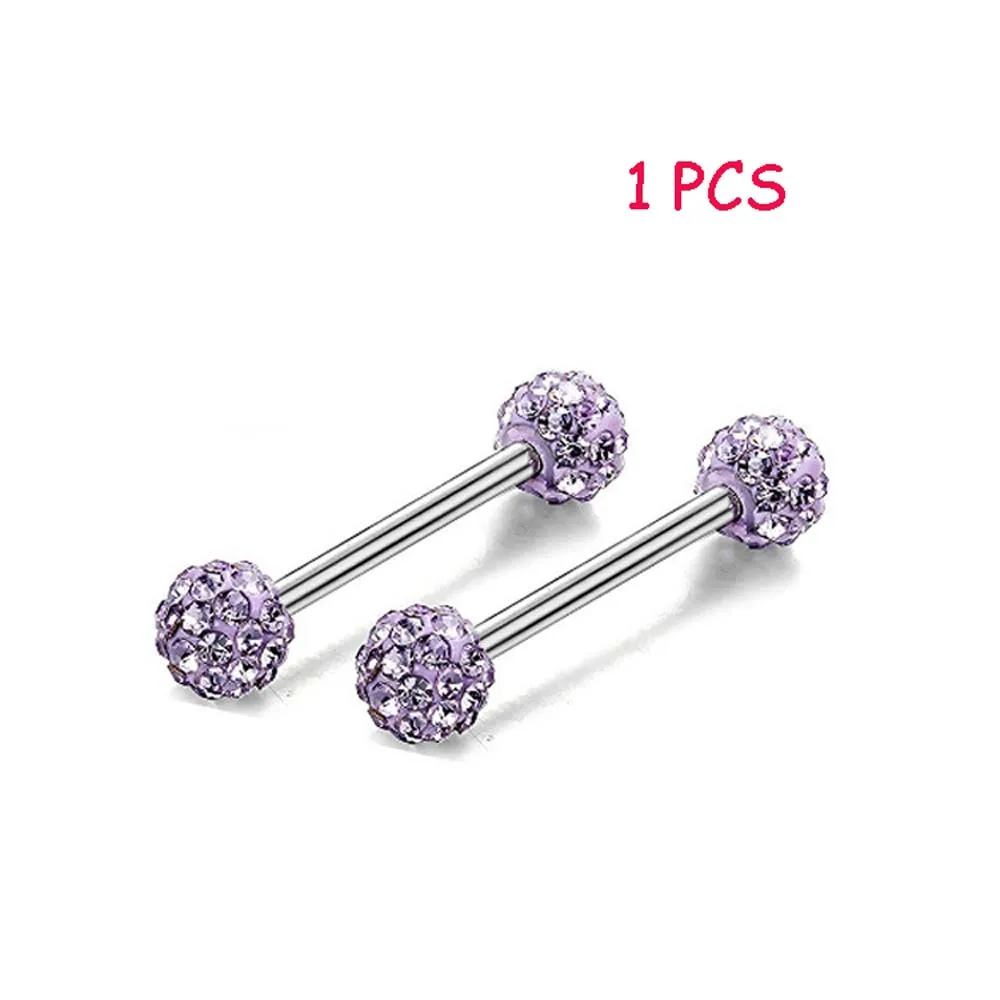 1 шт. кольцо-гвоздик из нержавеющей стали промышленные ушные штанги пирсинг для