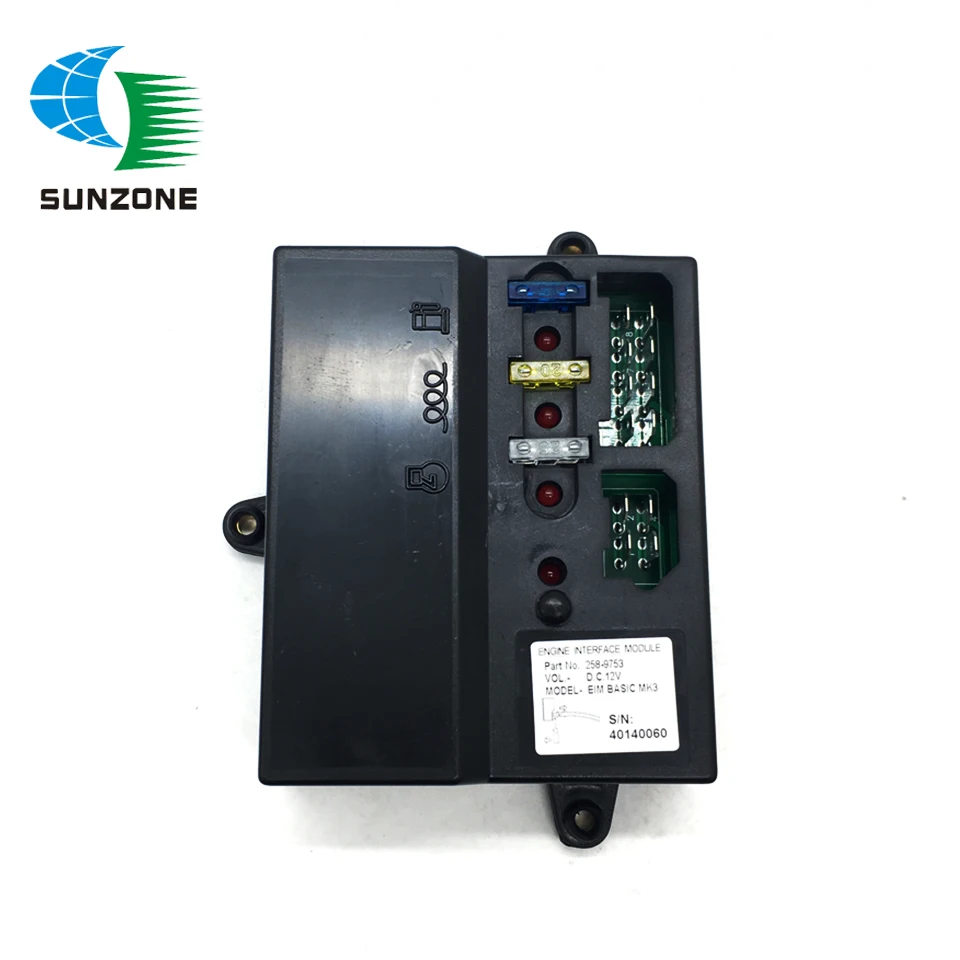 Controlador Básico Mk3 do Módulo da Relação do Motor de 258-9753 12v Eim para o Controle Eim258-9753 2589753 do Gerador Peças e acessórios do gerador