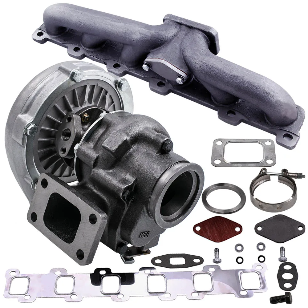 T3 турбо для Nissan Safari патруль 0 73 л TD42 GQ GU Y61 + выпускной коллектор GT35 GT30 T3T4 T04E 5 2 a/r 3