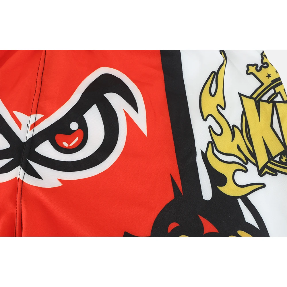 Men's Women's MMA Muay Thai Shorts Kick Boxing Fighting Pants Fitness Training Children Taekwondo Print Shorts 2021