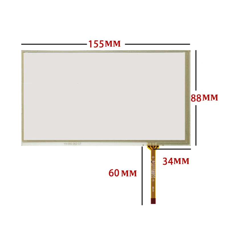 Доступен Мягкий сенсорный экран 6,5 дюйма, подходит для 4 Wi-Fi 1 55*88 мм