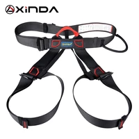 xinda outdoor sports safety belt professional rock climbing harness waist support half body harness aerial survival equipment