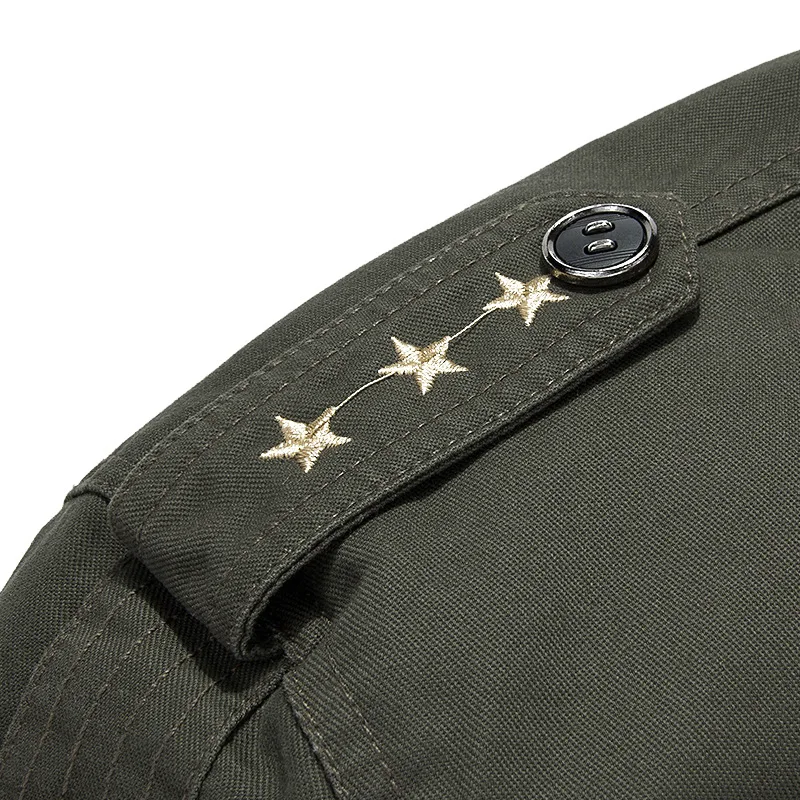 

2020 Autumn Men jacket Casual cotton washed coats Army Military lapel Outerwear men Jackets Coat parka masculina plus Size M-6XL