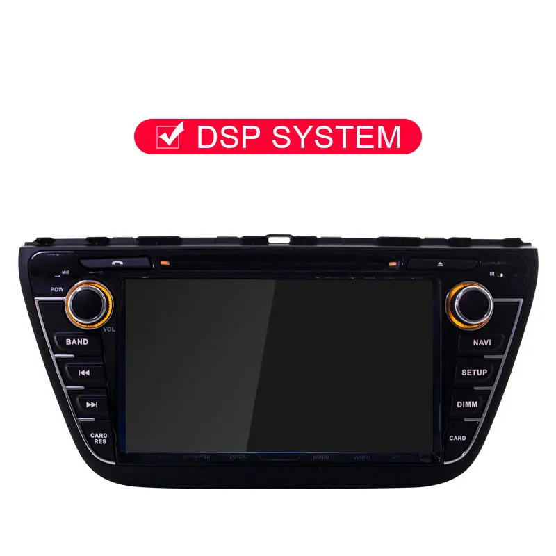 JDASTON 2DIN Android 9,0 автомобильный dvd-плеер для Suzuki SX4 S-Cross 2013 Мультимедиа gps Радио стерео 4G+ 64G Восьмиядерный - Цвет: With DSP