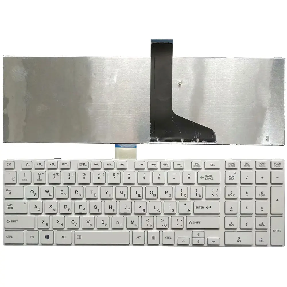 Русская клавиатура для TOSHIBA C850 C855D C855 C870 C870D C875 L875 L950 L950D L955 L955D RU белая|ru keyboard|for