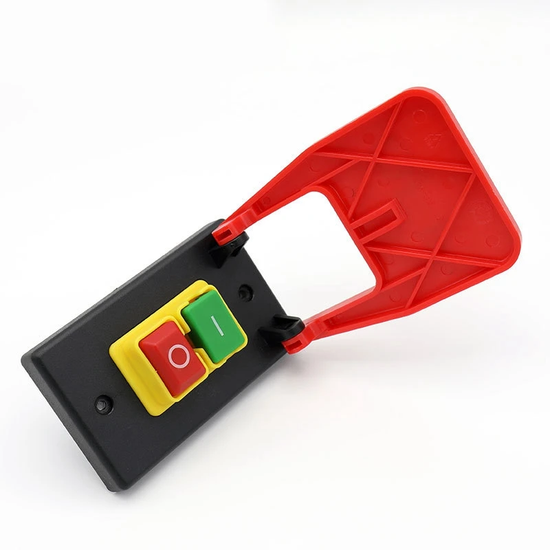 Off-On Red Cover Emergency Stop Push Button Switch 16A Power-Off/Undervoltage Protection Electromagnetic Start 2020 | Обустройство