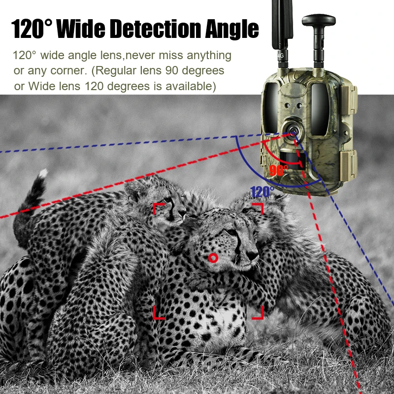 Беспроводная камера видеонаблюдения BL480L-P для дикой природы фотоловушка охоты Нм