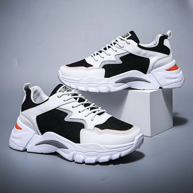 ZALAVOR Men Sneakers Brand New Vulcanized Shoes Breathable Player Footwear Lace Up Jogging Leisure Size 39-44 | Обувь