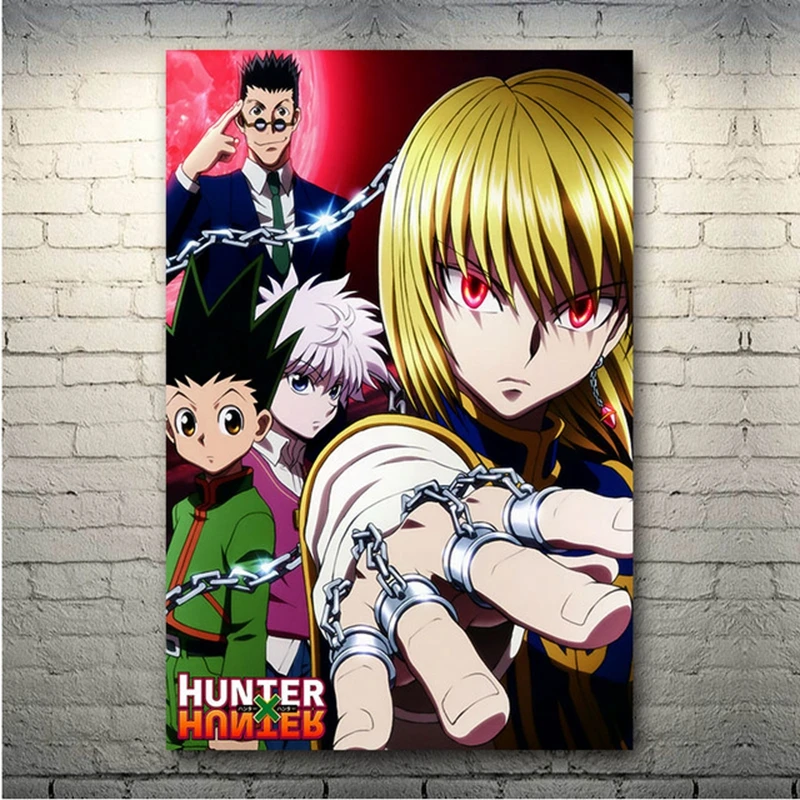 Killua GON FREECSS Hunter x Аниме Искусство Холст Картина печатный плакат Inch настенные