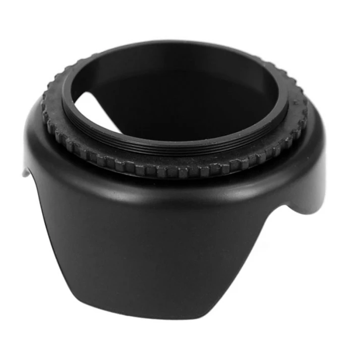 55mm Digital Lotus Flower Hood Professional Deluxe Hard Lens Hood for Sony/Canon/Nikon LHB99