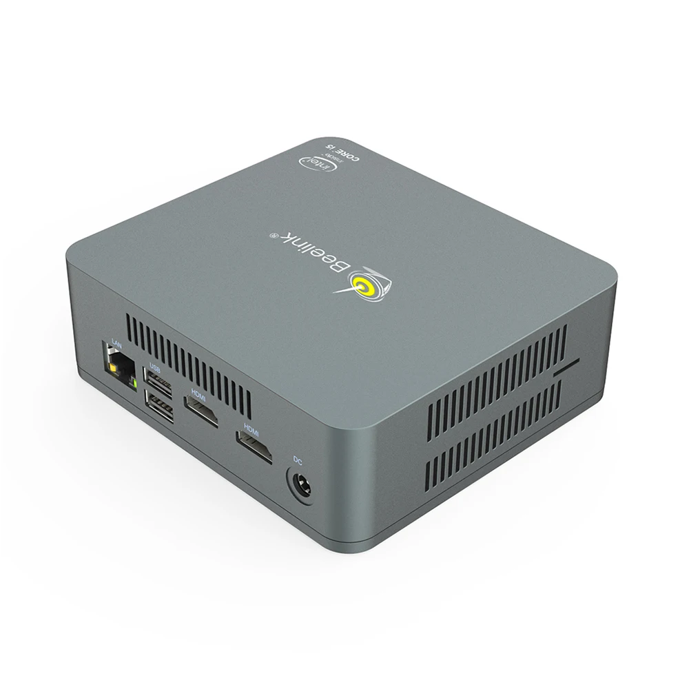 Beelink U57 Мини ПК 8 ГБ ОЗУ 128 256 SSD медиаплеер Windows 10 Gamer Intel Core i5 5257U Dual Wifi BT 4 0 USB 3