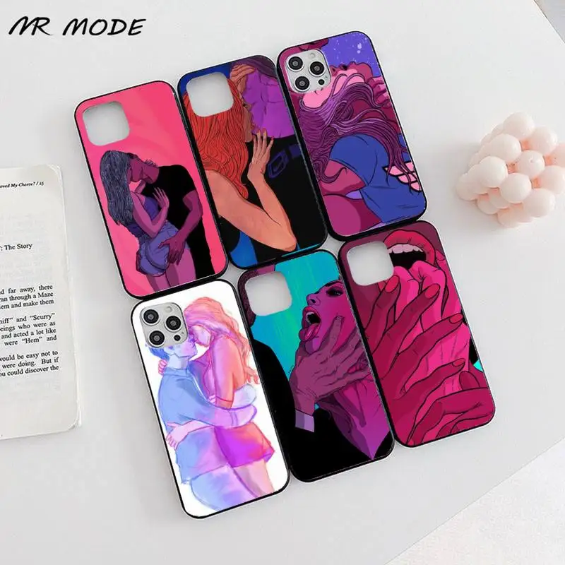 

Reayou Hot girl sexy fashion Phone Case for iPhone 11 12 pro XS MAX 8 7 6 6S Plus X 5S SE 2020 XR Soft mobile bags
